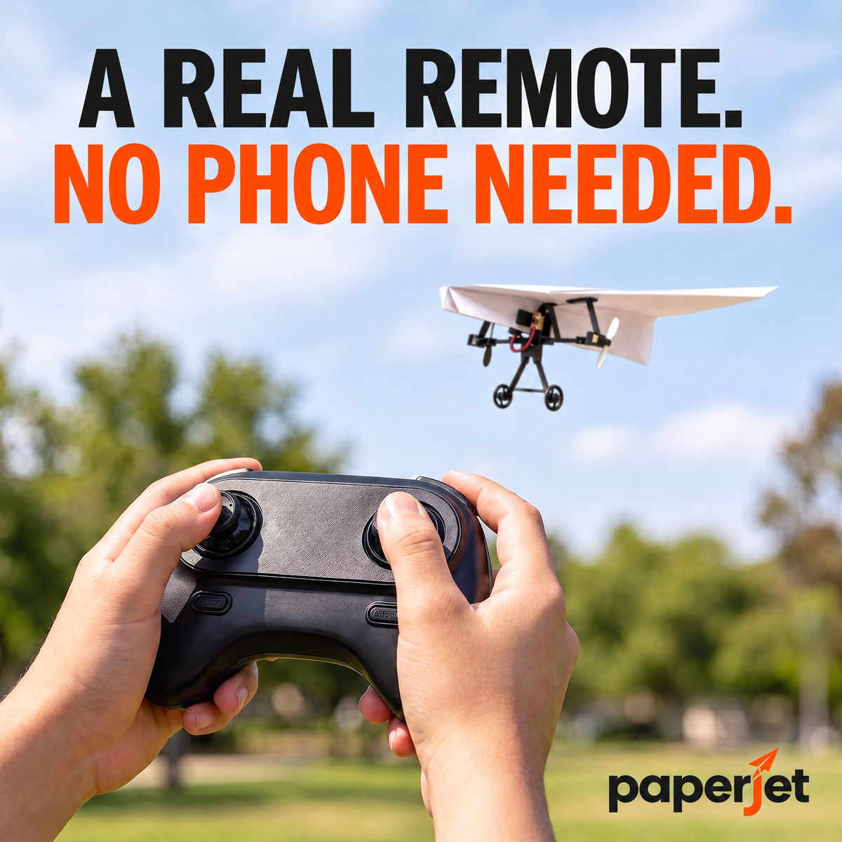 A real remote, no phone needed