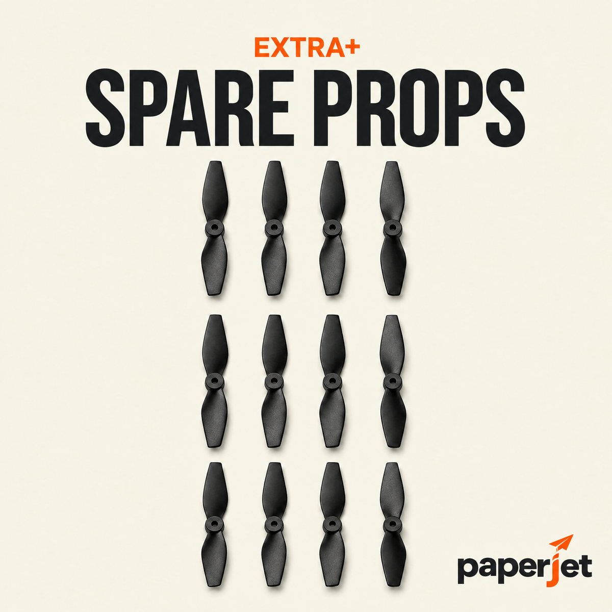 Paperjet spare propellers value pack, three sets of four blades